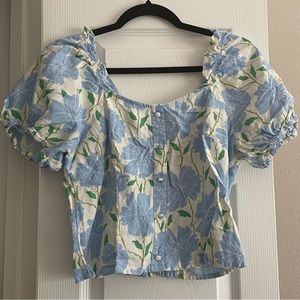 Who What Wear floral Top